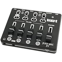 美品！Maker hart Just Mixer M 4チャンネルマイクミキサー Amazon | Maker hart Just Mixer M 4チャンネルマイクミキサー